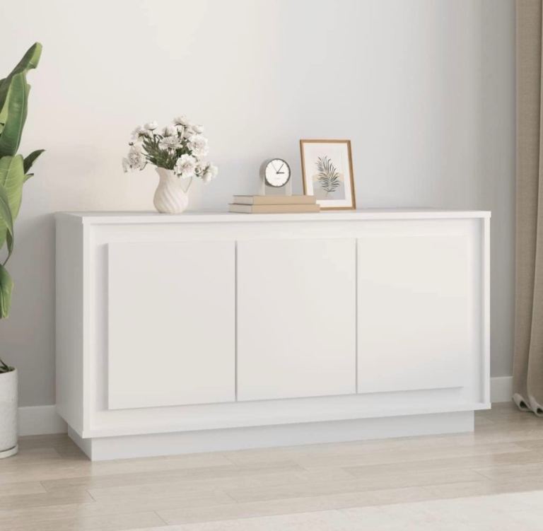 2 x BRAND NEW & STILL BOXED WHITE LIVING ROOM SIDEBOARD CABINETS - SOLD OUT!
