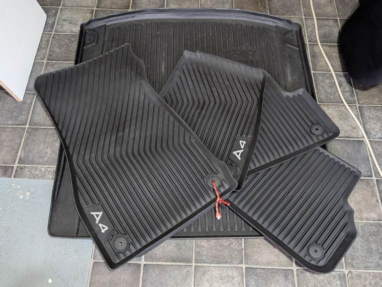 Audi A4 B9 Genuine Rubber Mats and Bootliner