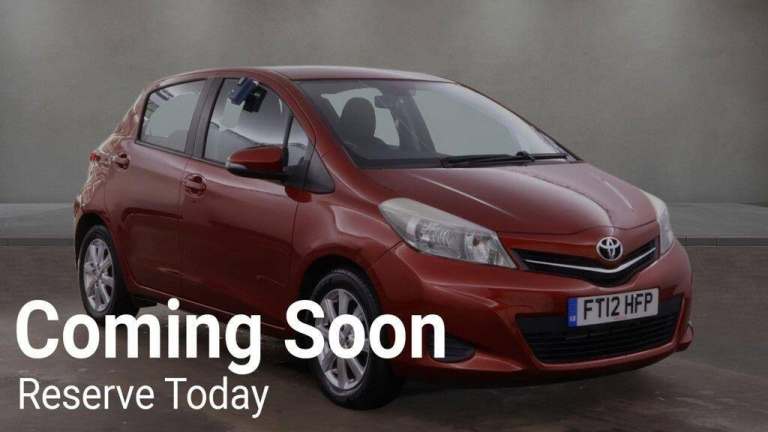 2012 Toyota Yaris 1.33 VVT-i TR 5dr Multidrive S HATCHBACK PETROL Automatic