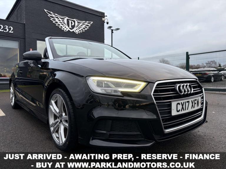 2017 Audi A3 2.0 A3 S Line TDI 2dr Convertible Diesel Manual