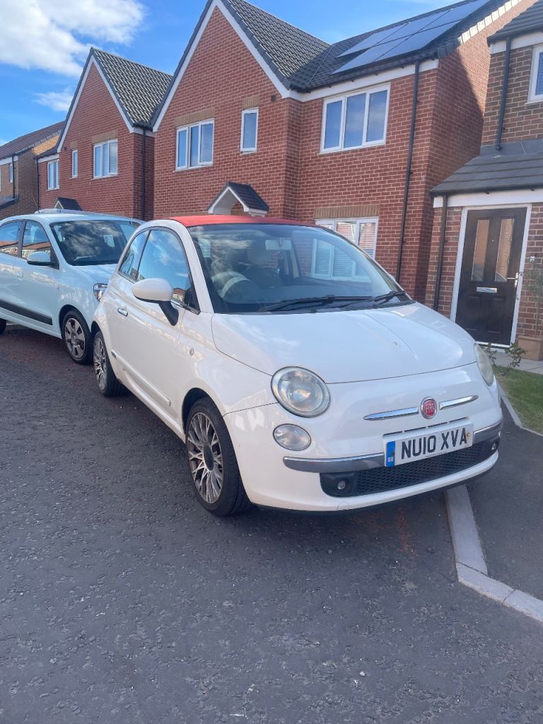 Fiat, 500, Convertible, 2010, Manual, 1242 (cc), 3 doors