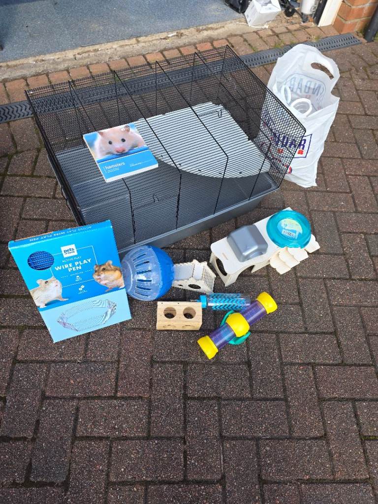 Hamster Cage and accessories