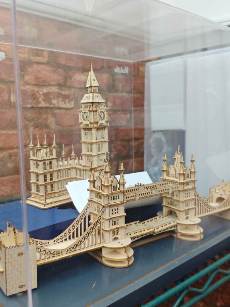 Display case and 2 models