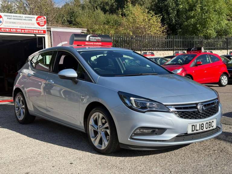 2018 Vauxhall Astra 1.4i 16V SRi 5dr HATCHBACK PETROL Manual