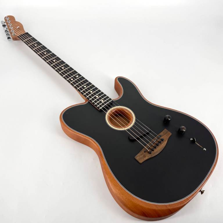 2022 Fender American Acoustasonic Telecaster - Black - Trades