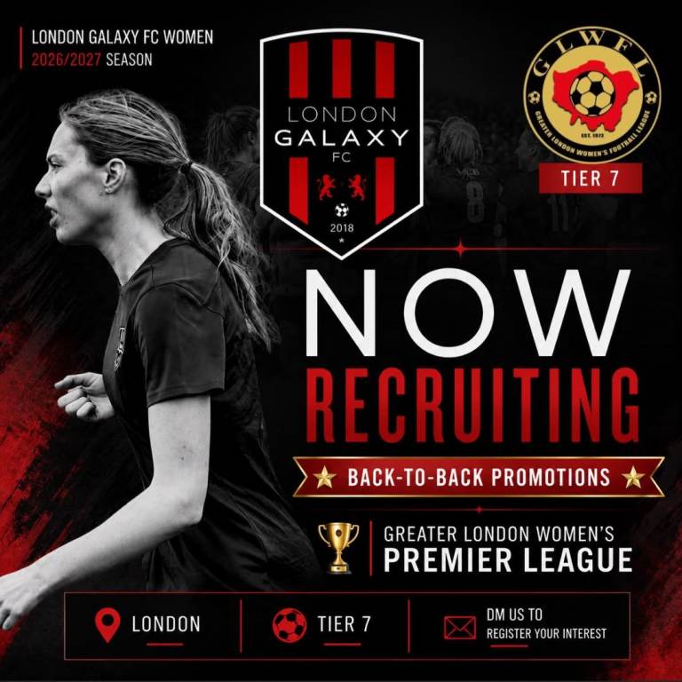 Women’s Football Players Wanted – London | Experienced | Tier 7 ⚽️