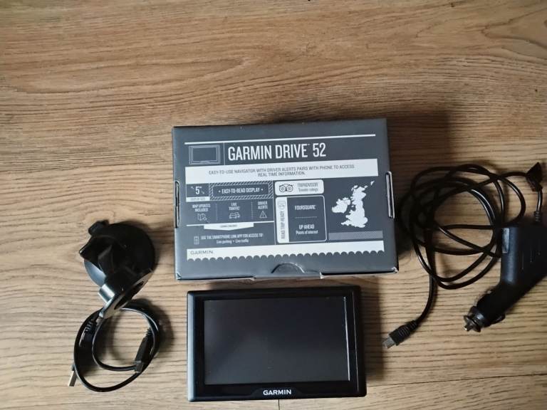 Garmin Drive 52 GPS Sat Nav – As Good As New