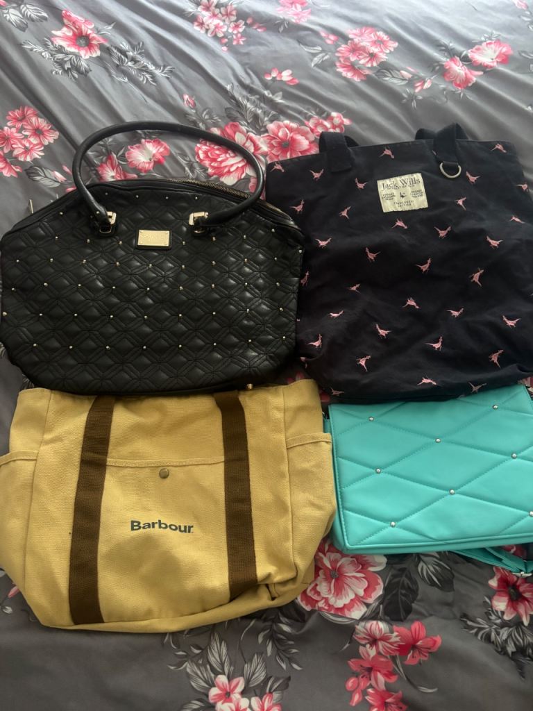 Selection of Women's Handbags - Barbour and Others, Good Condition