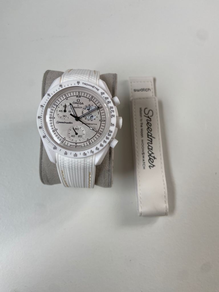 Omega Speedmaster MoonSwatch White - As Good As New