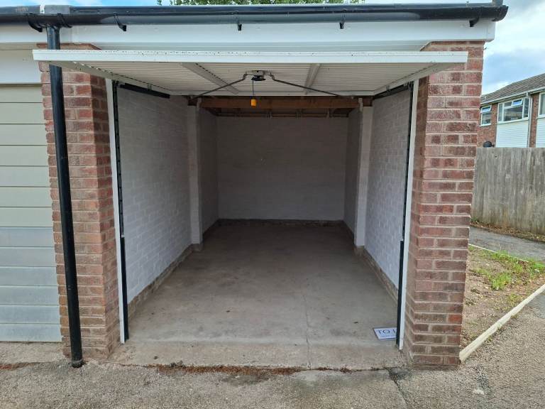 Refurbished Whitnash garage. To let.