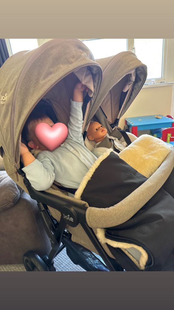 John Lewis sheepskin foot muff