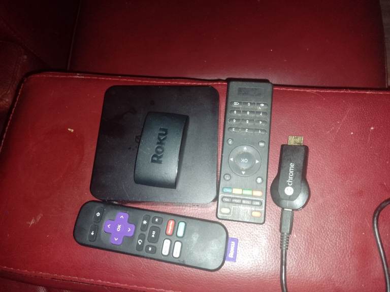 Roku TV, Chromecast and Kodi box