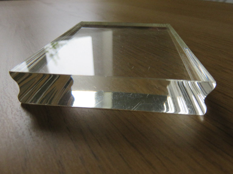 Acrylic Block for Stamping/Printing - 76 x 100mm