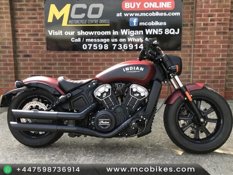 Indian Scout Bobber 2024 reg 4400 miles FSH