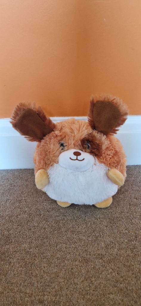 Very Cute Jiggly Wiggler Light Up Laughing Pet Dog Plush Toy. VGC.