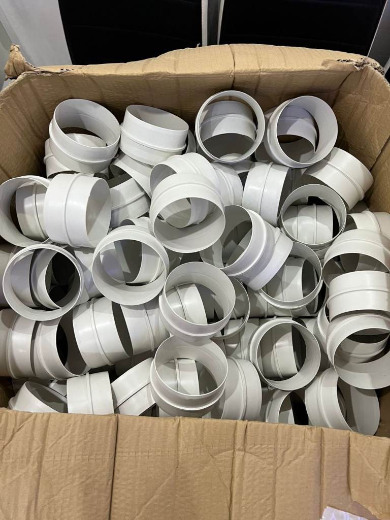 4" 100mm Round Cooker Hood Extractor Kitchen Fan Bathroom Ducting Ventilation