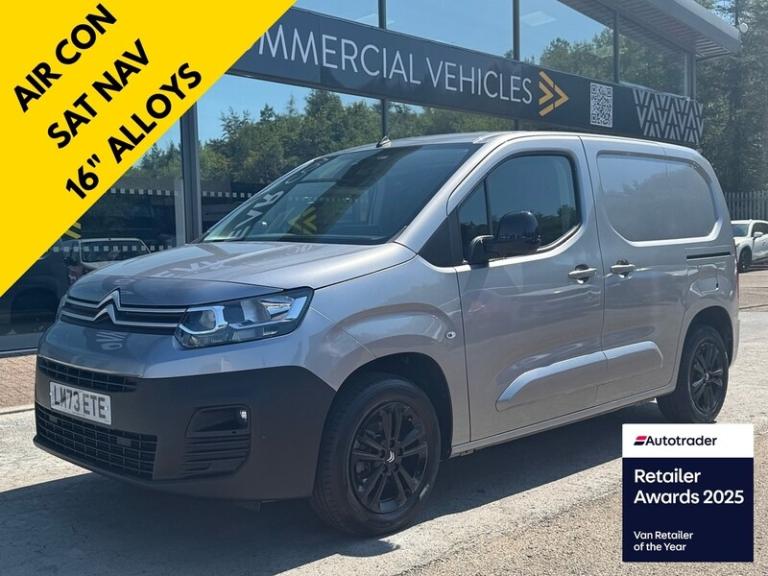 2023 Citroen Berlingo 1.5 BlueHDi 650Kg Driver Edition 100ps 6 Speed S/S PANEL VAN DIESEL Manual