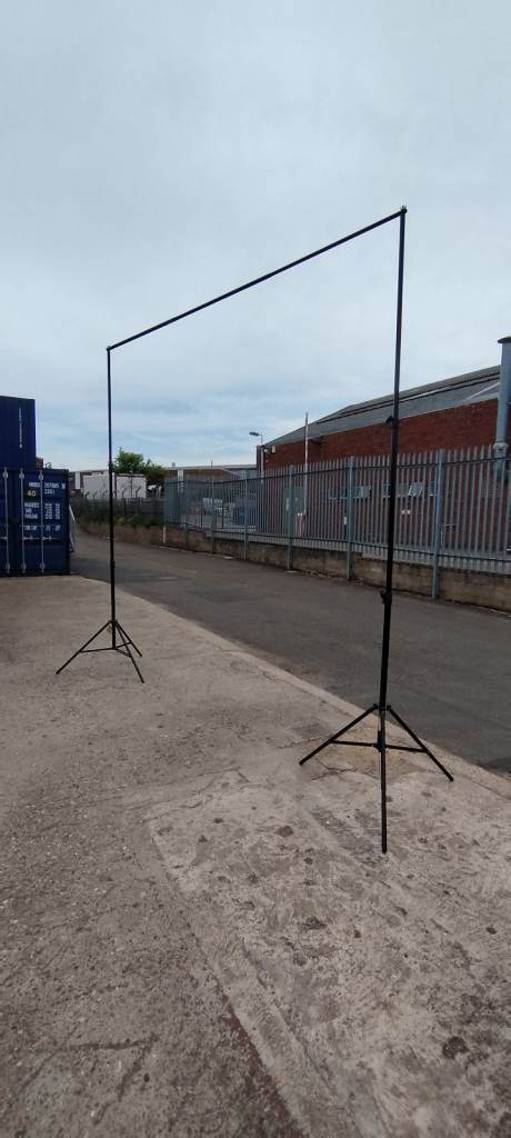 EMART Backdrop Stand 3 x 3m/ 10 x 10 ft, Heavy Duty Background Support Adjustable Photography Frame❗