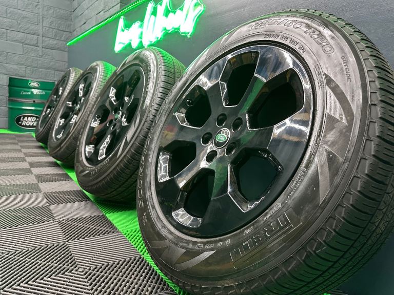 New Defender 90 / 110 L663 20” 6011 Powder coated Black Alloy Wheels & 5/6mm+ Pirelli Scorpion Zero!