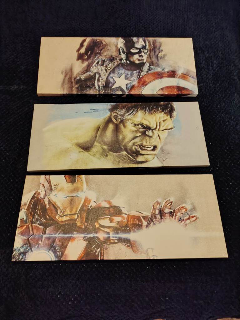 Avengers Superhero Wall Art Prints - Set of 3