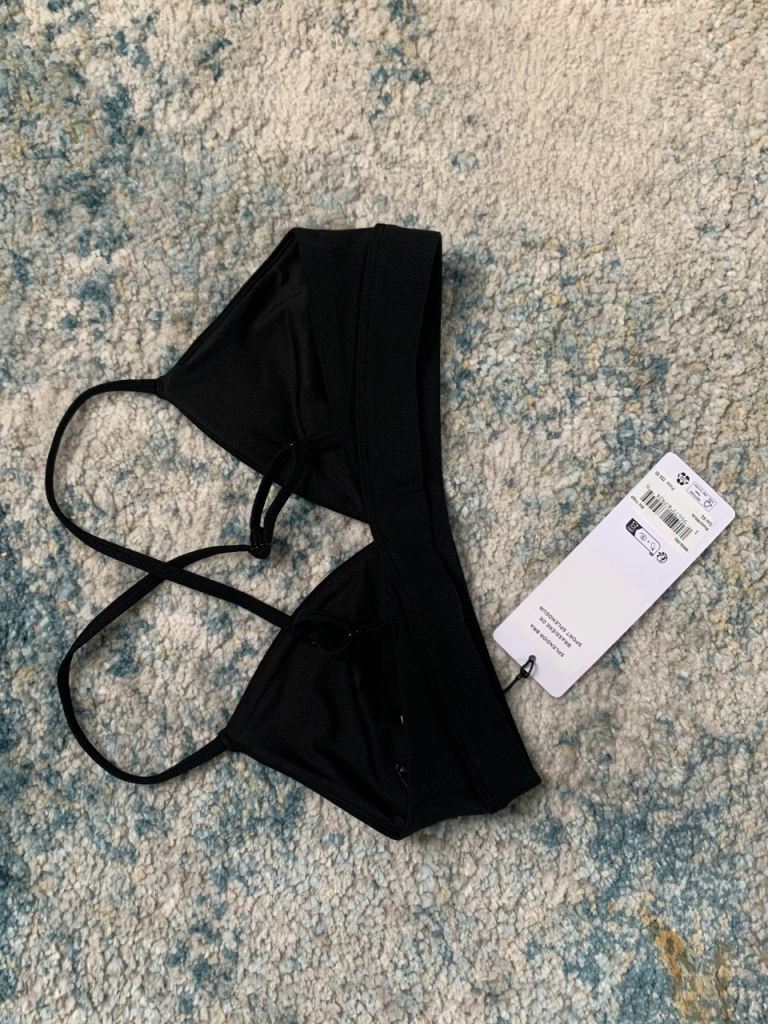 Alo Yoga Black Bra and Shorts Set - Brand New with Tags