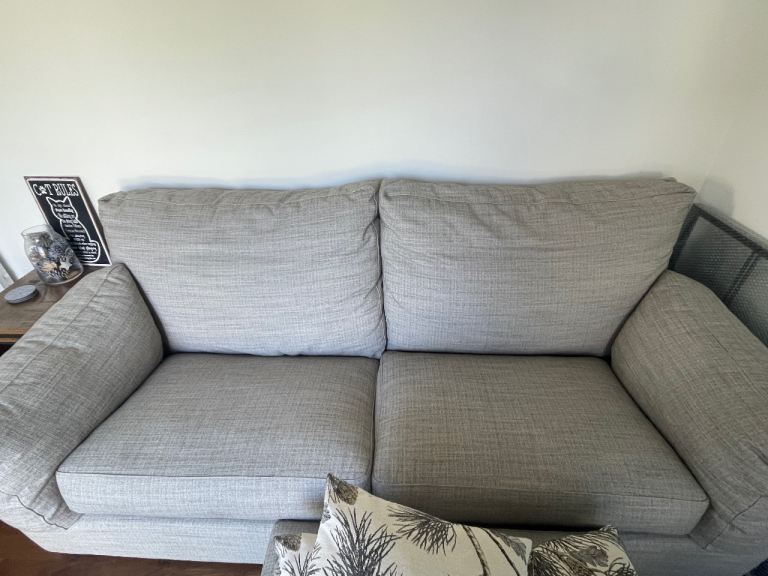 3 seater sofa plus footstool