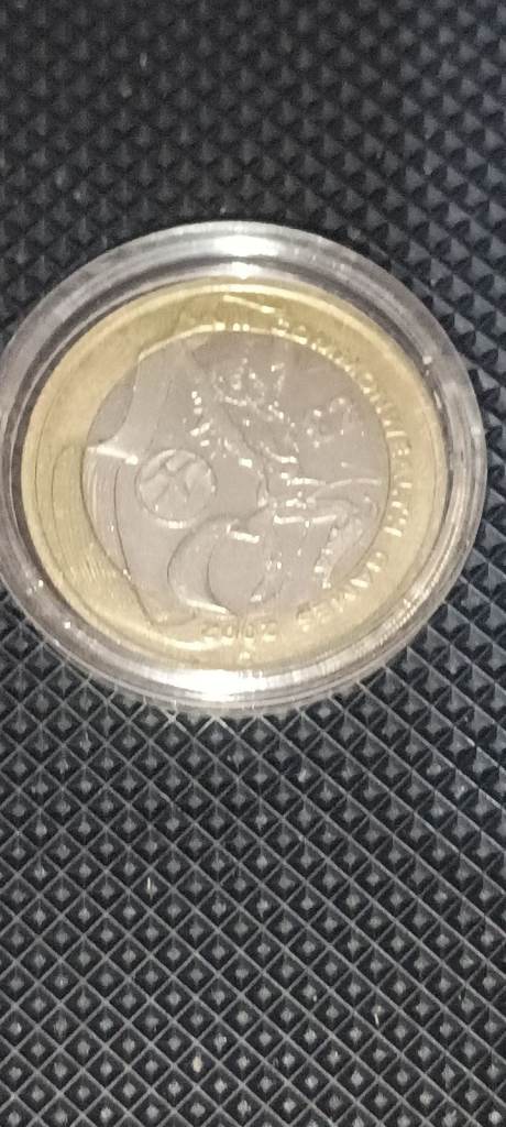 England 2002 £2 pound coin commonwealth games 
