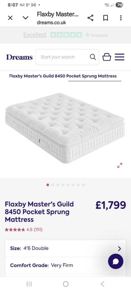 Flaxbys extra firm mattress 