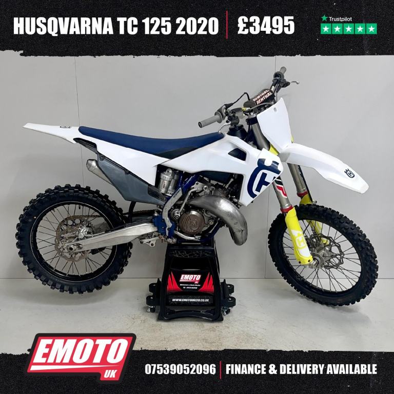 HUSQVARNA TC 125 2020 Motocross Bike 125cc SX @EmotoUK - Finance Available 