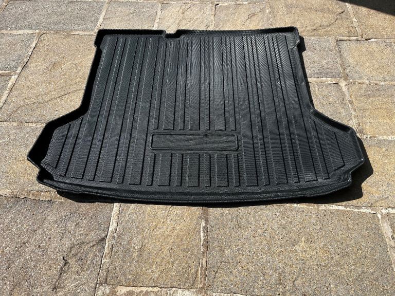 VW ID4 Black genuinely non slip boot mat