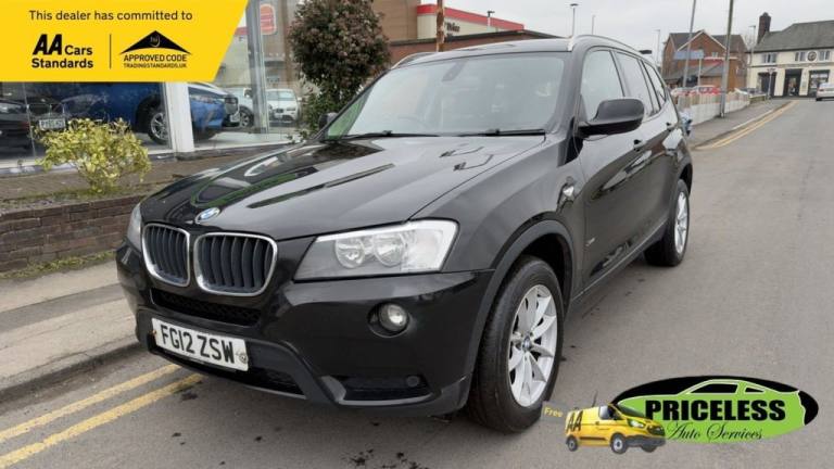 2012 12 BMW X3 2.0 20D SE SUV 5DR DIESEL MANUAL XDRIVE EURO 5 (S/S) (184 PS) DIE