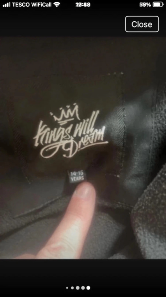 Kings will dream winter coat