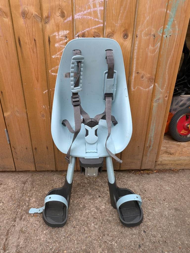 Iki urban front infant Child Bike Seat - Light Blue, Good Condition