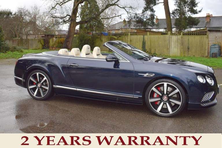 2017 Bentley Continental 4.0 V8 S Mulliner Driving Spec 2dr Auto CONVERTIBLE PETROL Automatic