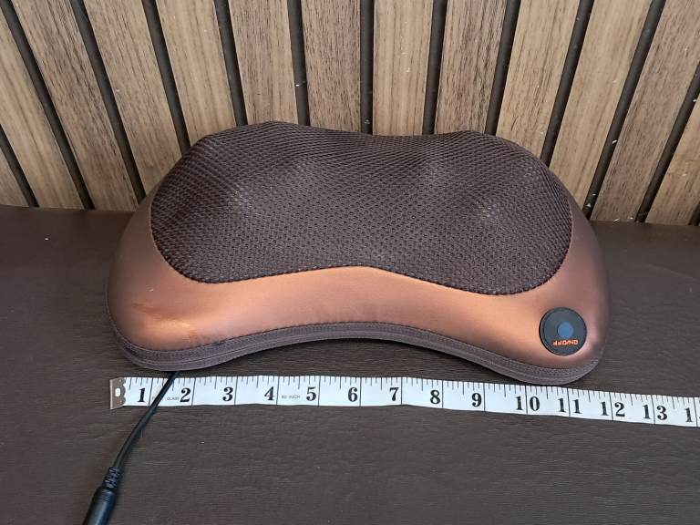 Shiatsu Neck and Back Massager Pillow,designed for deep tissue kneading massage