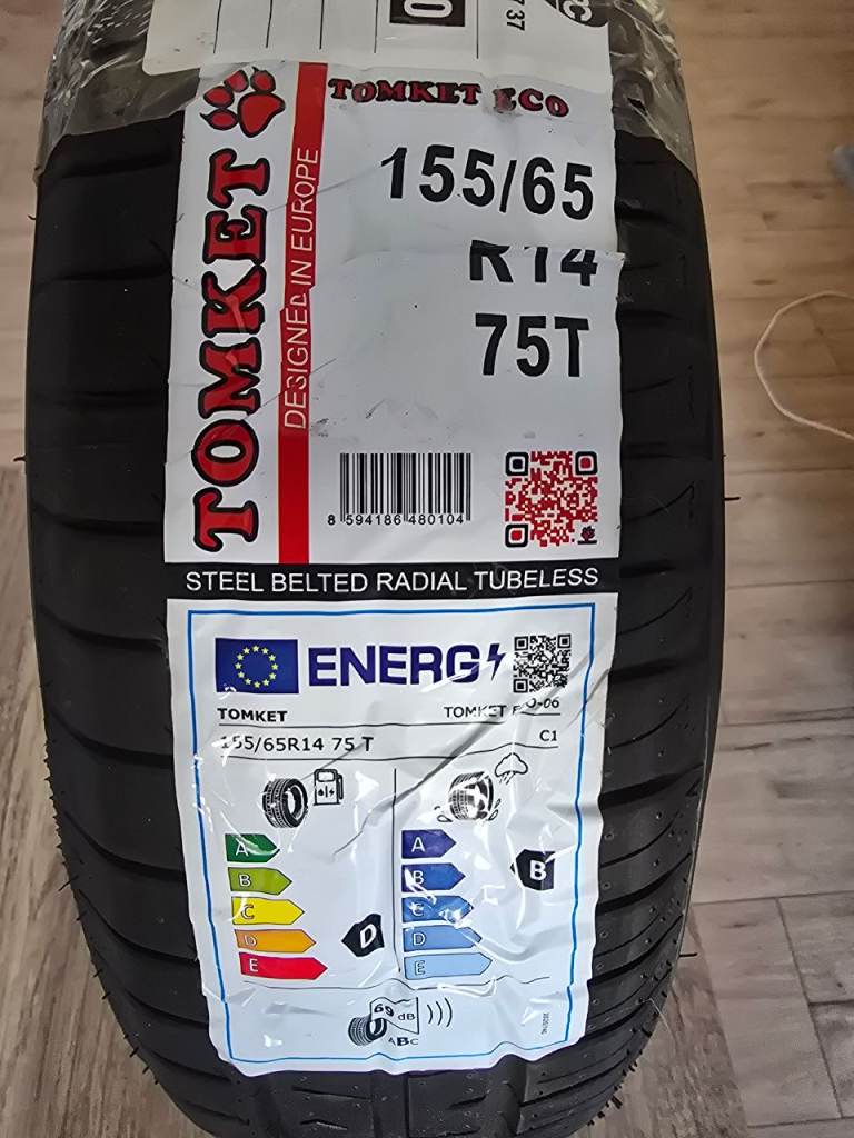 Two brand new tyres size 155/65/R14