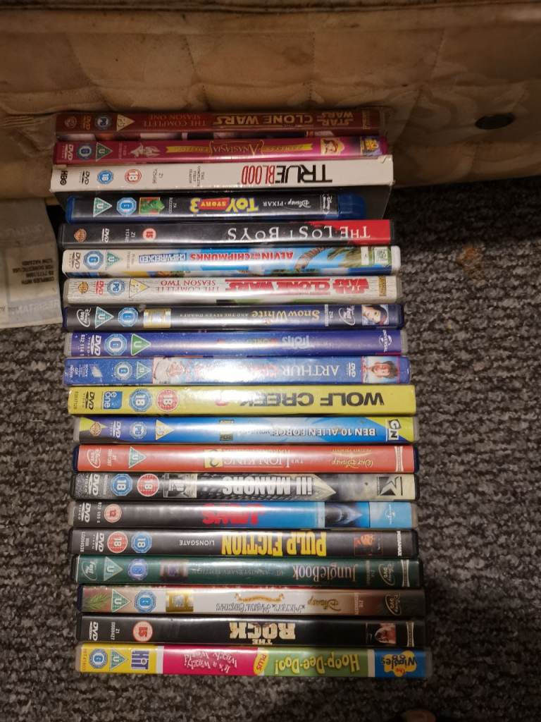 20 rare dvds