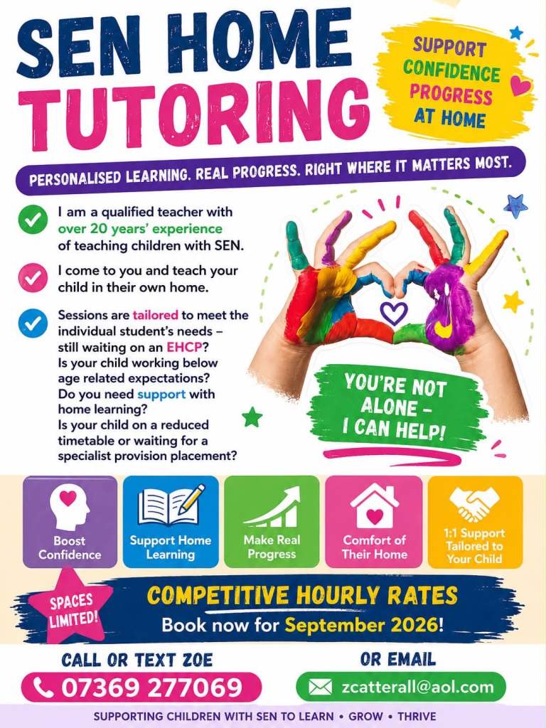Places now available for September start or summer booster sessions!