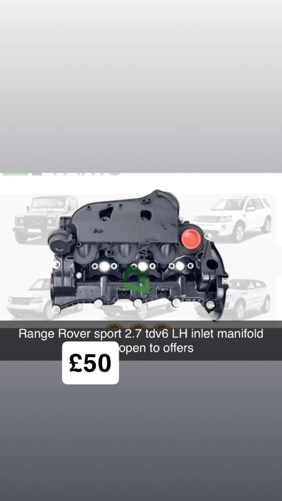 Range Rover sport 2.7 tdv6 LH inlet manifold