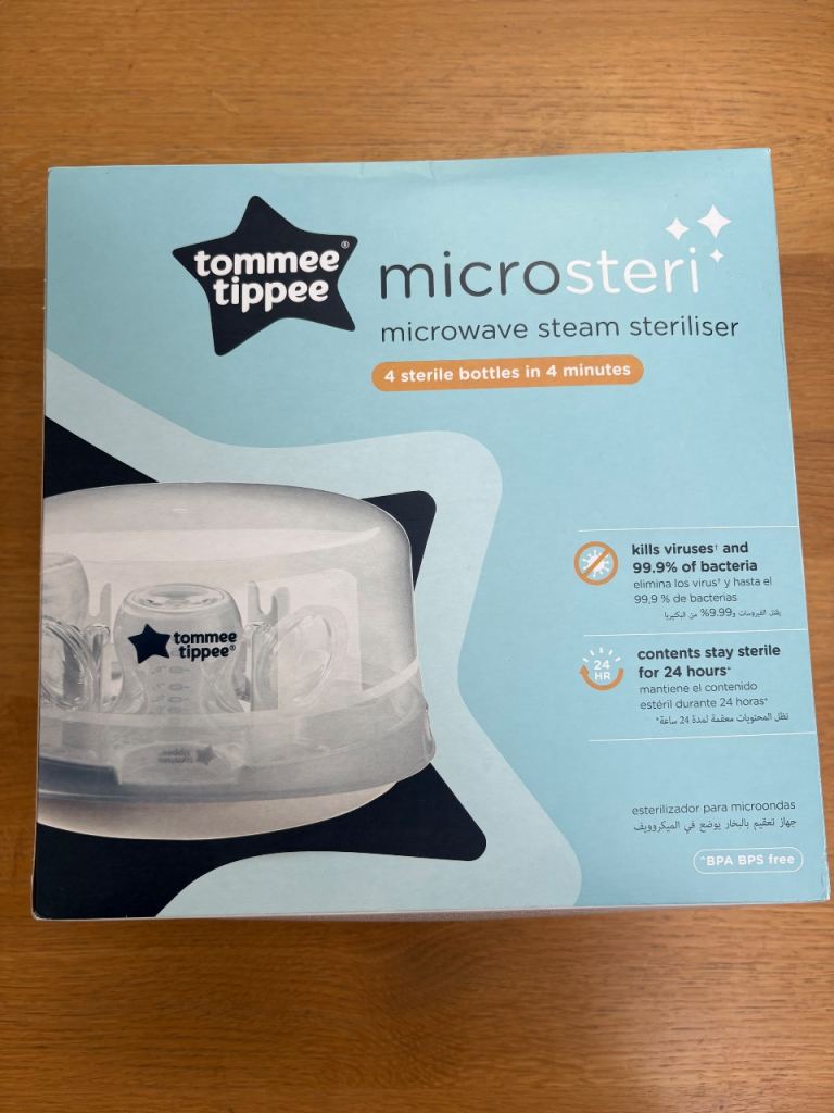 Tommee Tippee Microsteri Microwave Steam Steriliser – New, Boxed