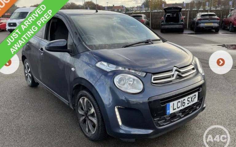 2016 Citroen C1 1.0 VTi Flair Hatchback 5dr Petrol ETG5 Euro 6 (68 ps) Hatchback Petrol Automatic