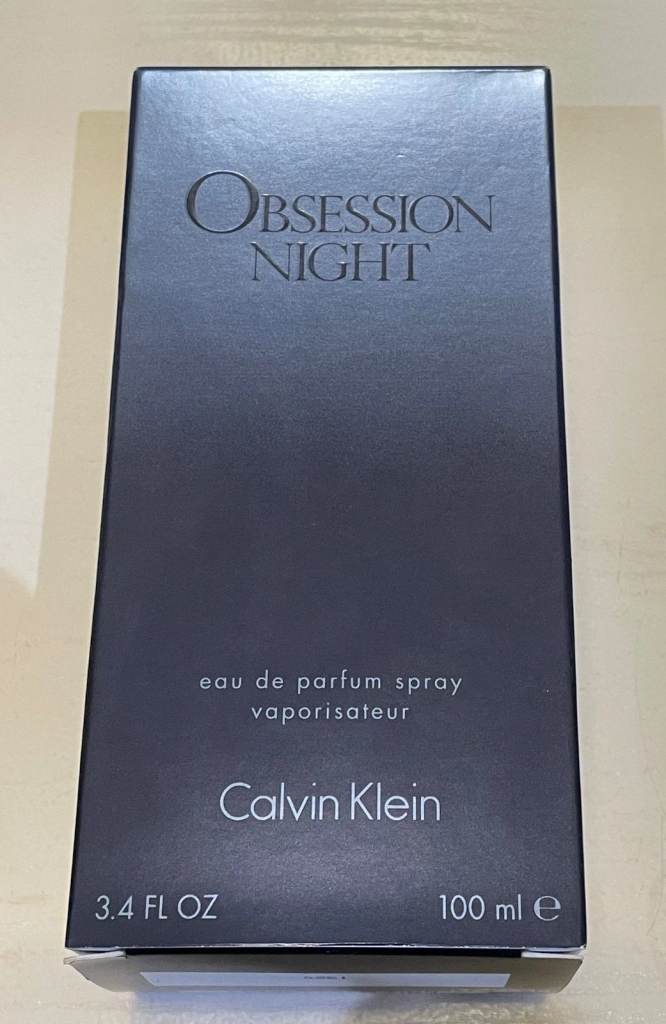 CALVIN KLEIN OBSESSION NIGHT PERFUME - 100ml BOTTLE