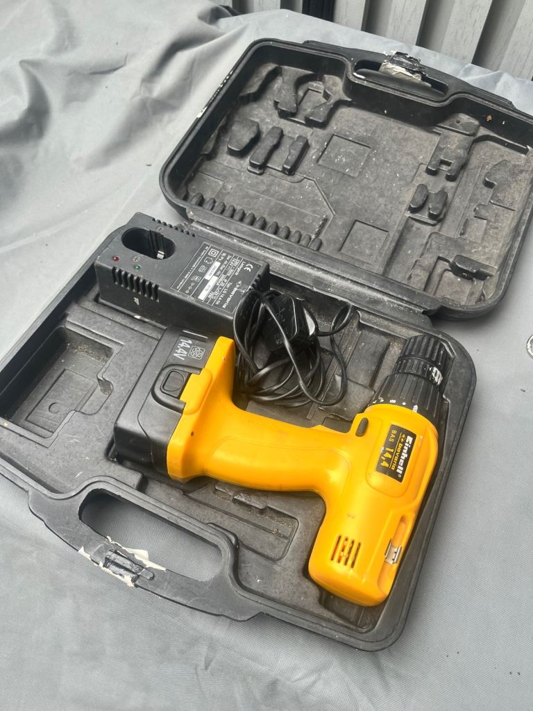 image for Cordless drill needs a new battery 