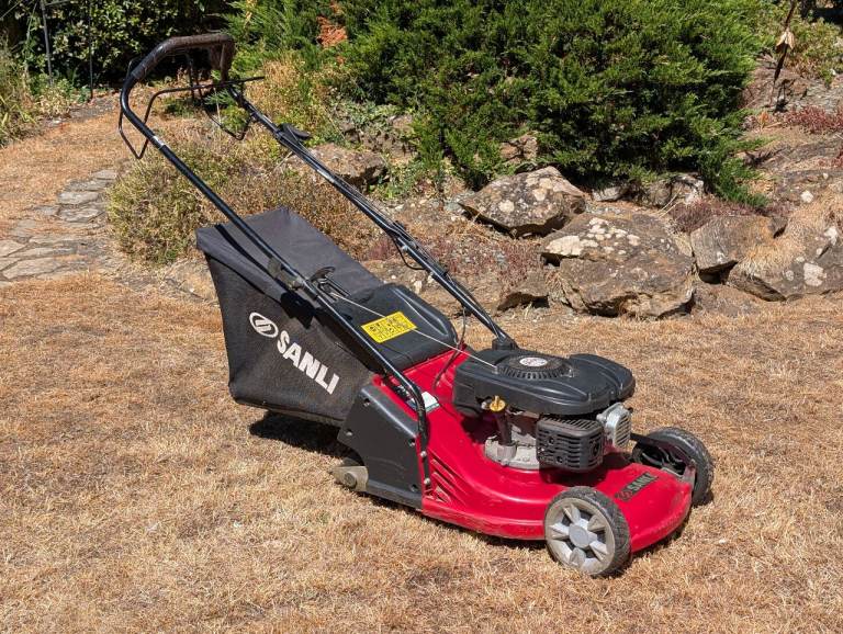 Sanli LSP 430 Petrol Lawn Mower - Self-Propelled, Good Nick