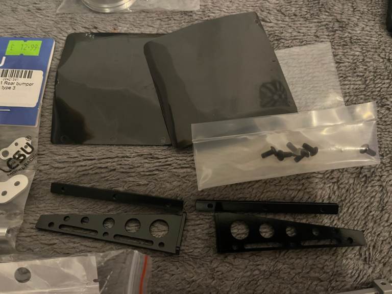 brand new tamiya 1/14scale ALLUMINIUM UPGRADES WITH TYRE UPGRADES. JOBLOT 