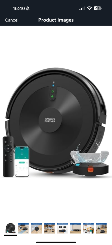 Robot vacuum cleaner with mop ( brand new )