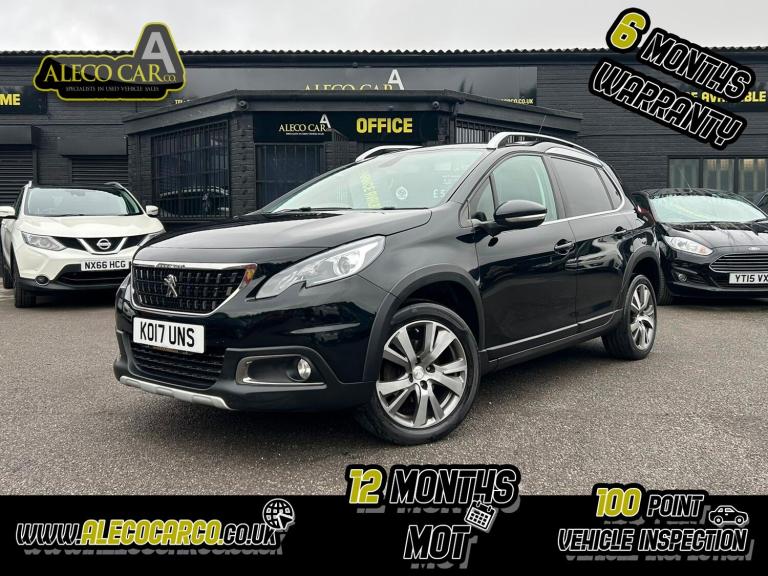 PEUGEOT 2008 1.6 BlueHDi Allure Black Manual Diesel 2017