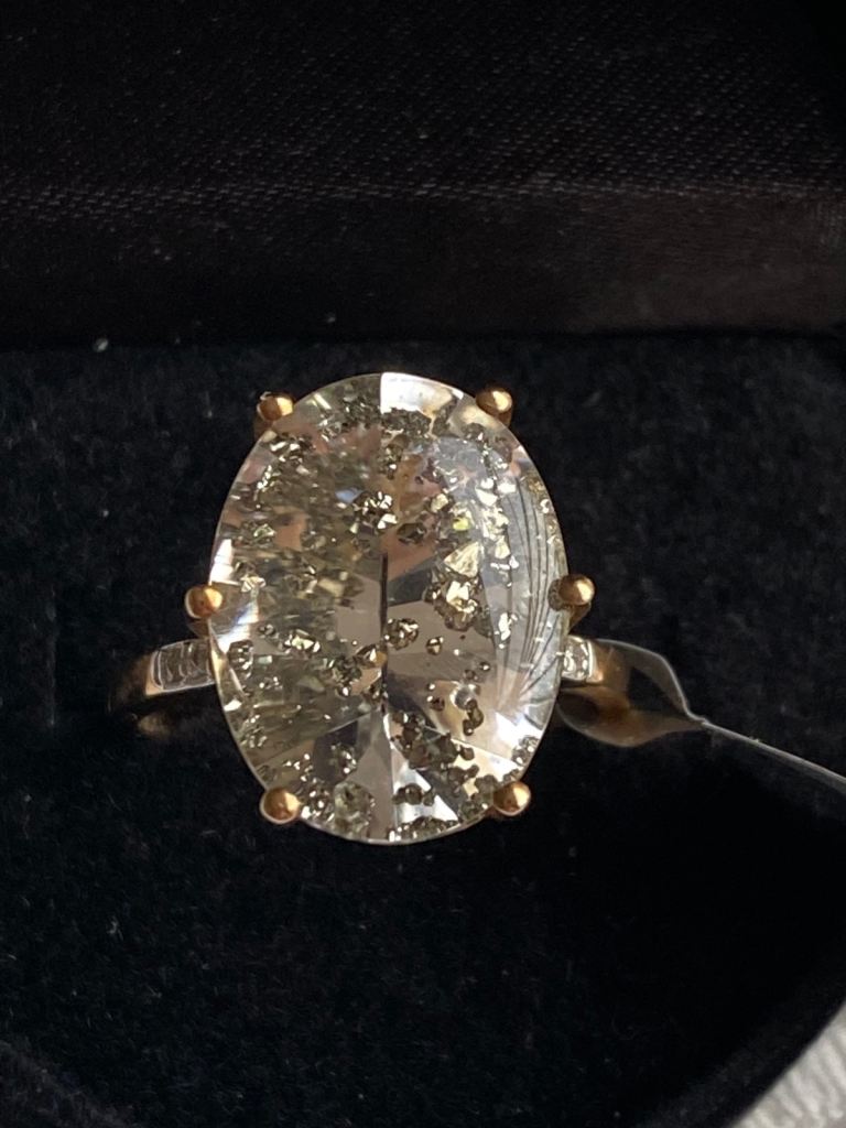 New rare Astraeolite Gold ring