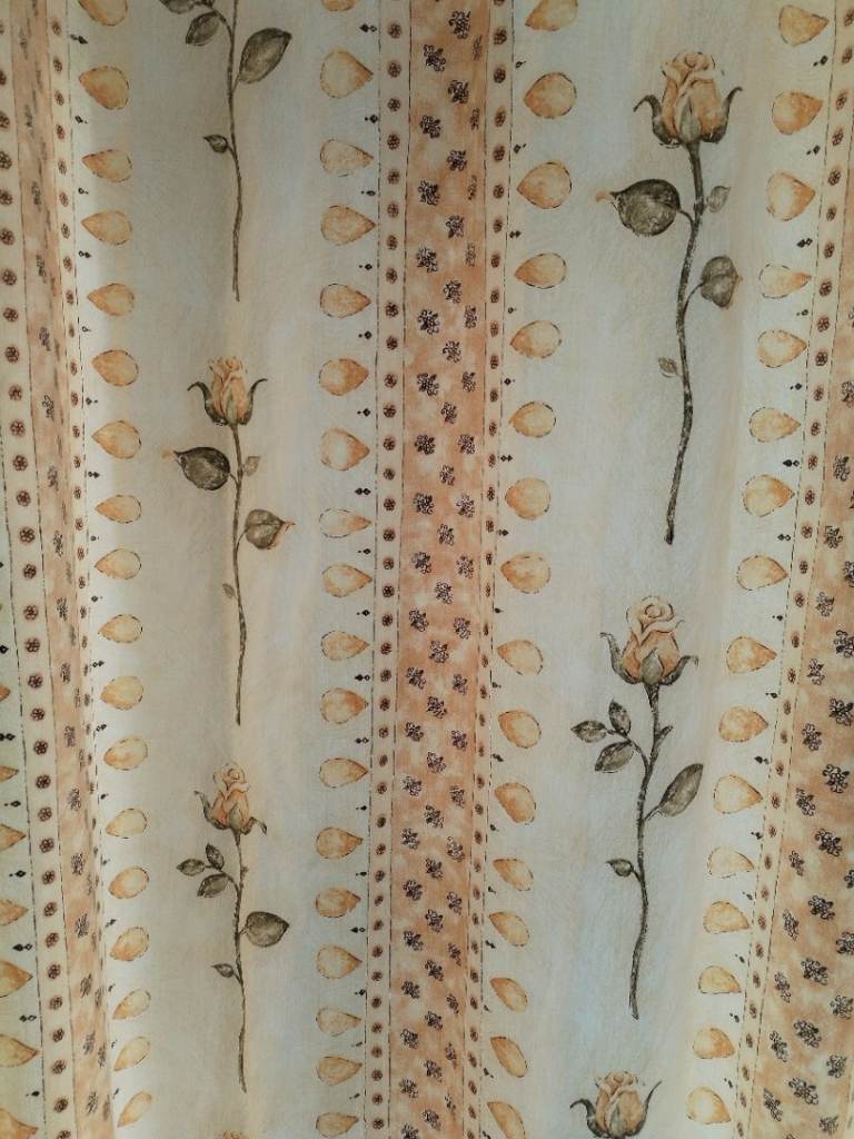Lined curtains (pair) - used but clean and good condition
