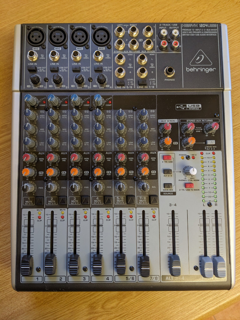 Behringer Xenyx 1204USB Audio Mixer